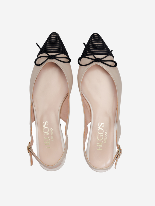 BALERINY HEGO'S MILANO 2057 NAPPA AVENA