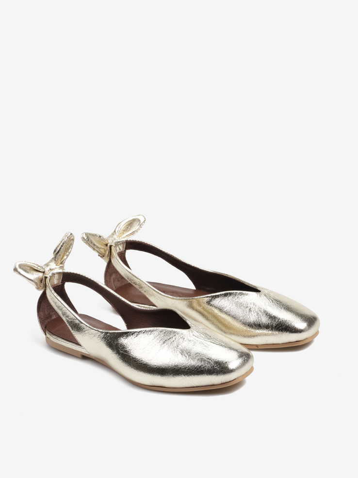 BALERINY HEGO'S MILANO 1940 LAMINATO GOLD