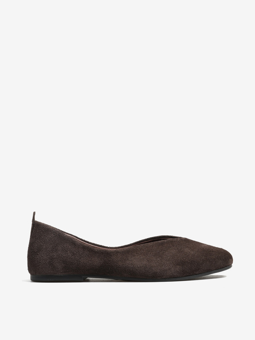 BALERINY HEGO'S MILANO 1921 SUEDE BROWN