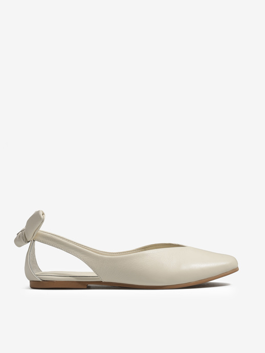 BALERINY HEGO'S MILANO 1940 NAPPA COCONUT