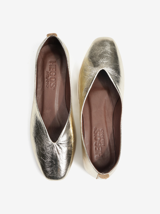 BALERINY HEGO'S MILANO 1921 LAMINATO GOLD