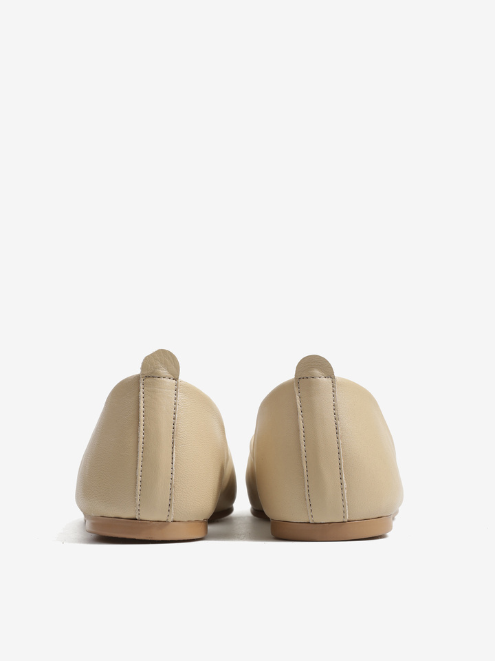 SKÓRZANE BALERINY  HEGO'S MILANO