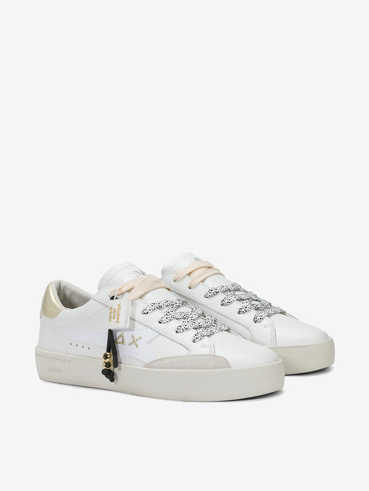 SNEAKERSY SUN68 Z36242 KATY LEATHER BIANCO