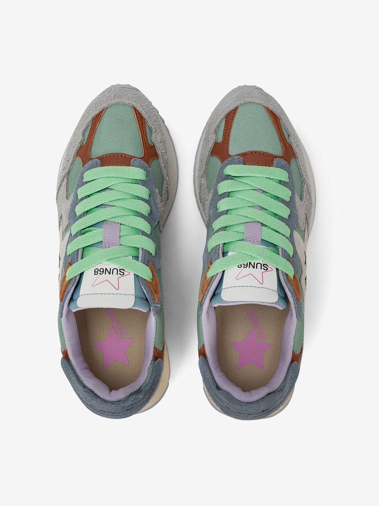 SNEAKERSY SUN68 Z36215 STARGIRL MULTI OPTION S.GREEN