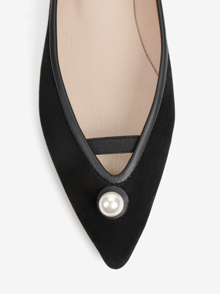 CZARNE BALERINY  HEGO'S MILANO