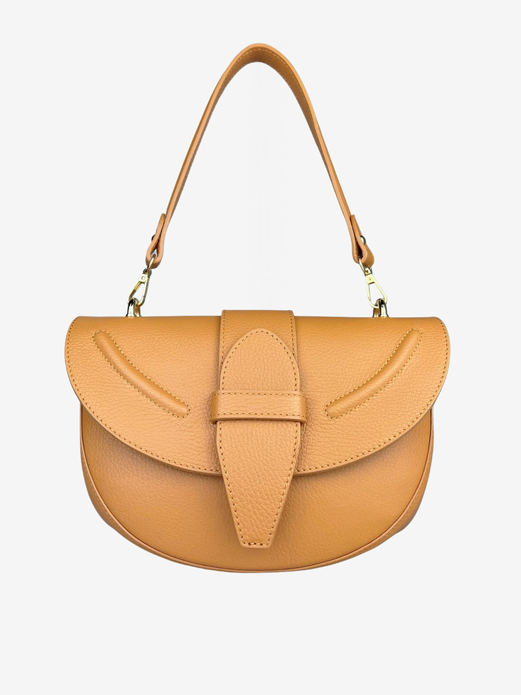 TOREBKA DAMSKA HEGO'S MILANO 1375 MARTELLATO CUOIO