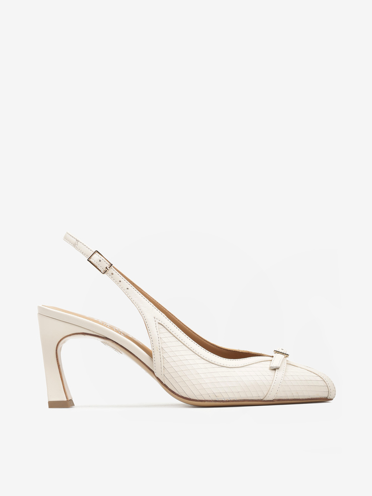 SZPILKI HEGO'S MILANO R1606 INTAGLIATO MILK