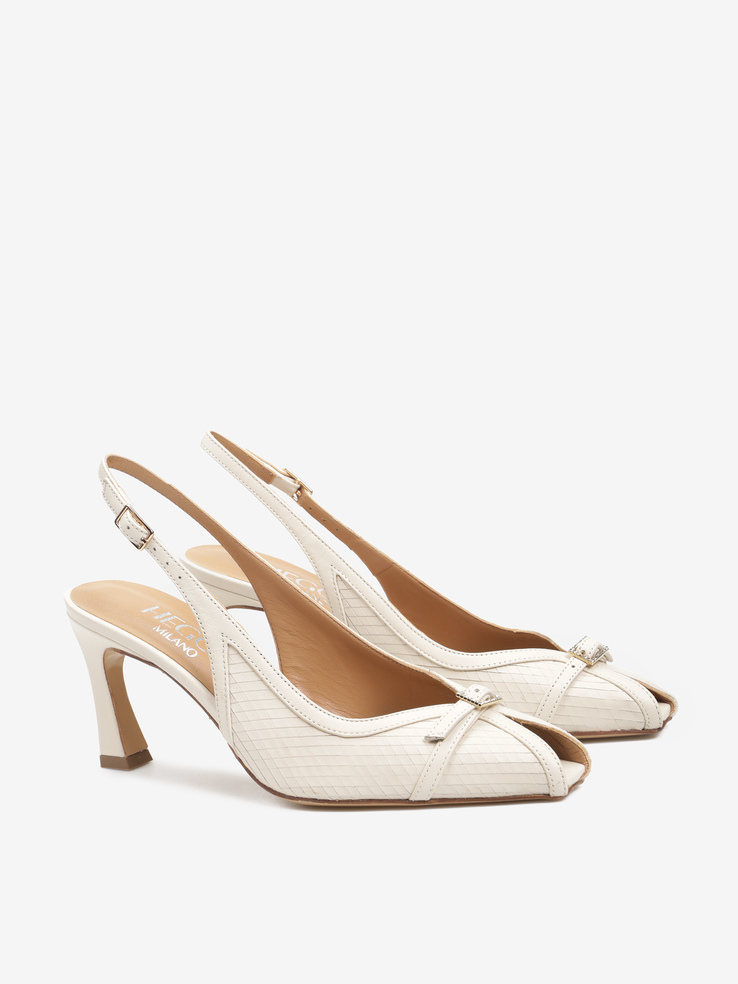 SZPILKI HEGO'S MILANO R1606 INTAGLIATO MILK