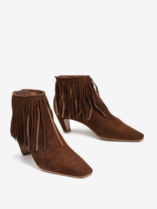 BOTKI HEGO'S MILANO S476 CAMOSCIO CHOCO