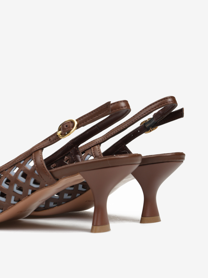 BRĄZOWE SZPILKI HEGO'S MILANO