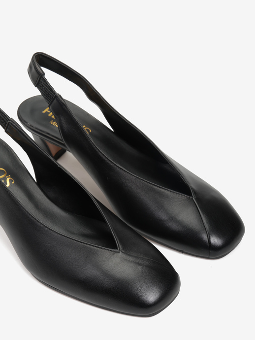 CZÓŁENKA HEGO'S MILANO S1184 NAPPA NERO