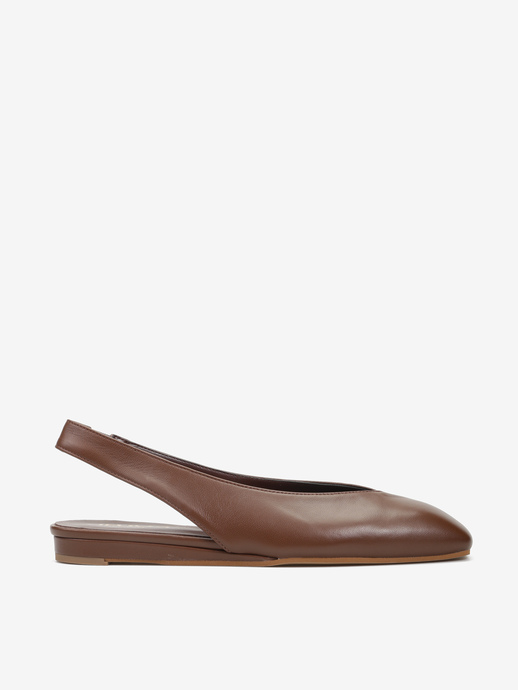 BALERINY HEGO'S MILANO S212 NAPPA CHOCO