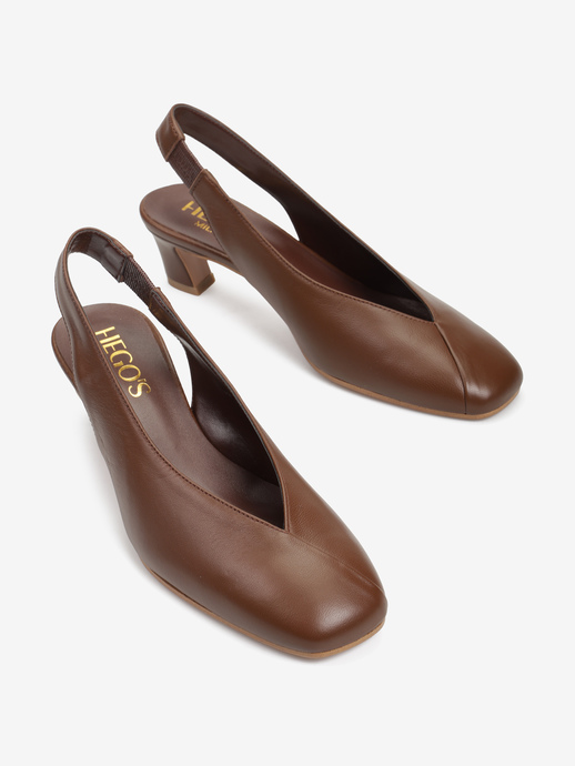 CZÓŁENKA HEGO'S MILANO S1184 NAPPA CHOCO
