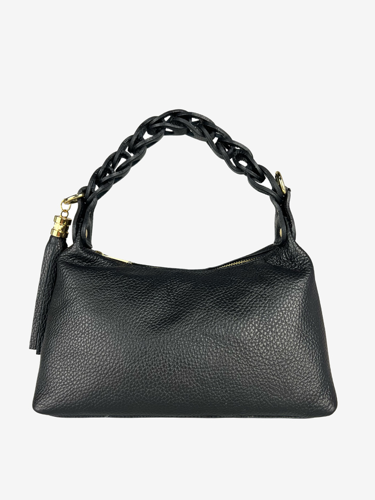 TOREBKA DAMSKA HEGO'S MILANO 1704D MARTELLATO NERO