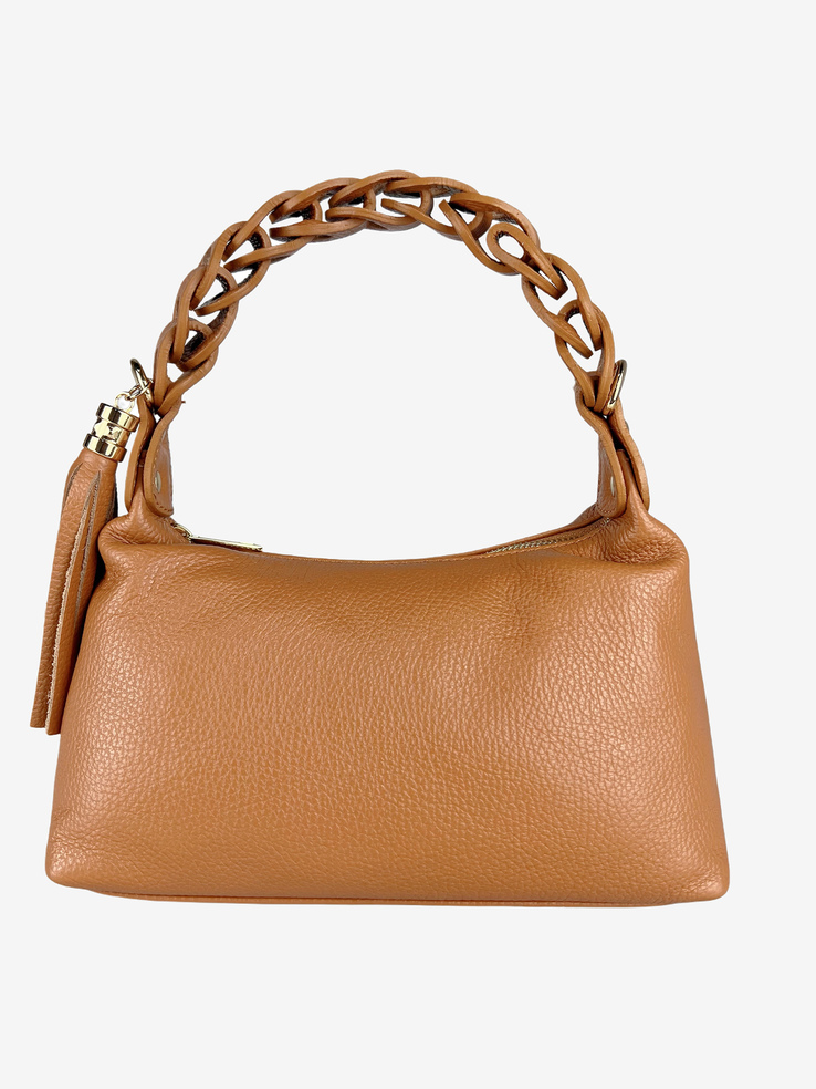 TOREBKA DAMSKA HEGO'S MILANO 1704D MARTELLATO CUOIO