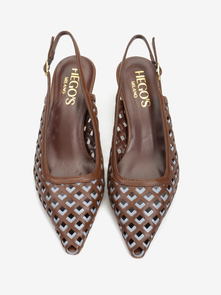 BRĄZOWE SZPILKI HEGO'S MILANO