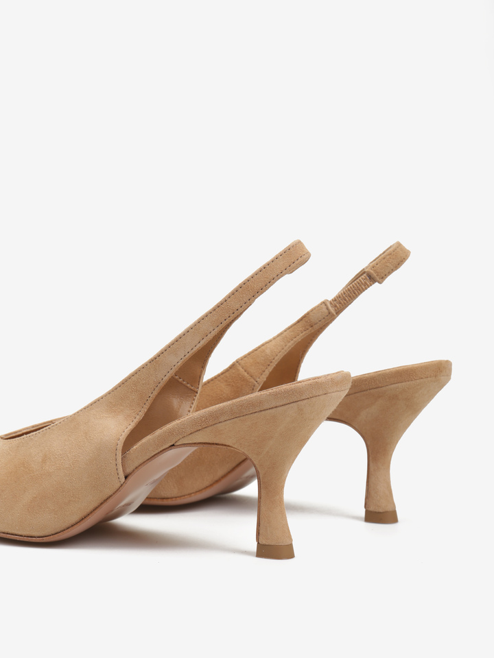 ZAMSZOWE SZPILKI Z ODKRYTĄ PIĘTĄ HEGO'S MILANO