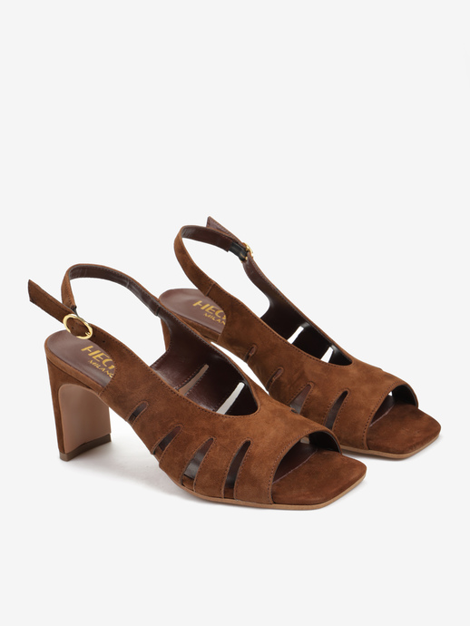 SANDAŁY HEGO'S MILANO S2753 CAMOSCIO CHOCO