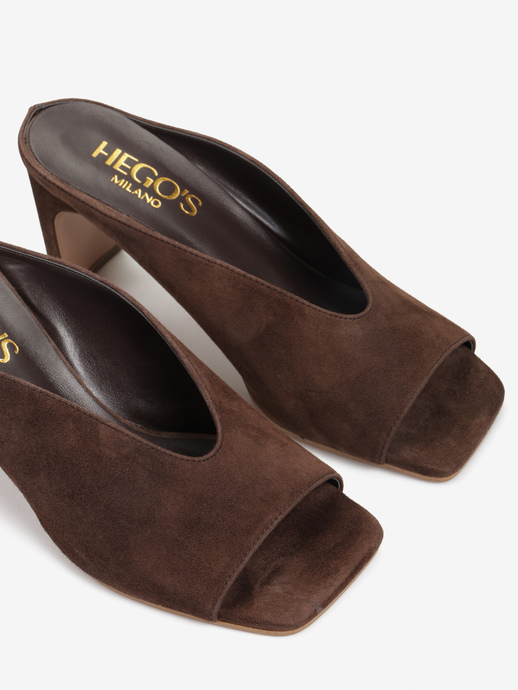 KLAPKI HEGO'S MILANO S2754 CAMOSCIO T.MORO