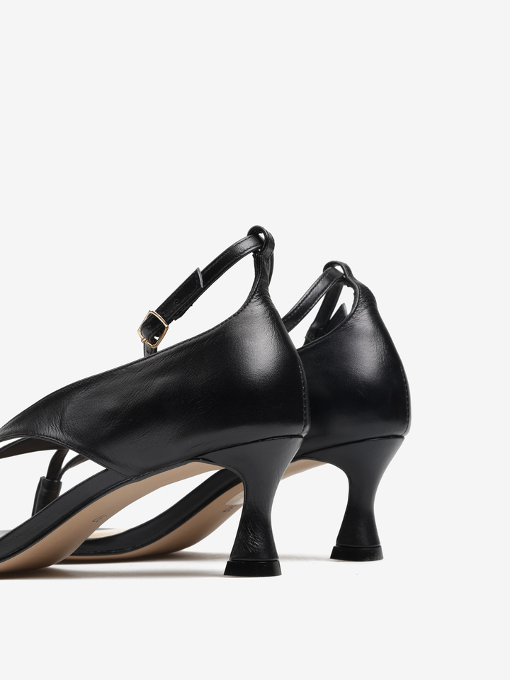 CZARNE SANDAŁY HEGO'S MILANO