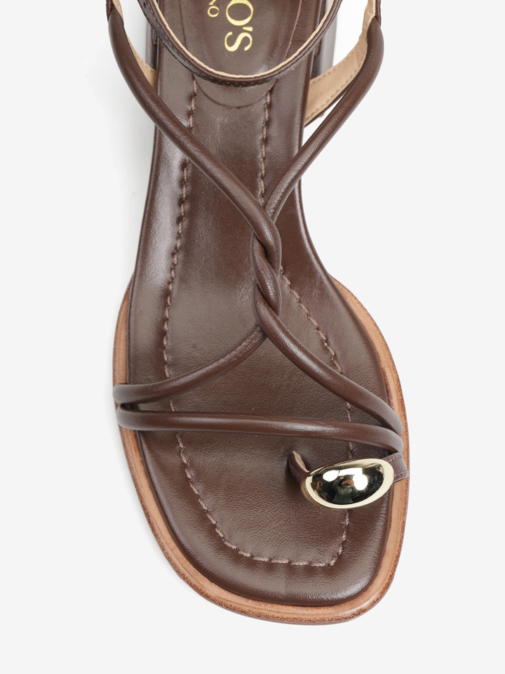 SKÓRZANE SANDAŁY HEGO'S MILANO