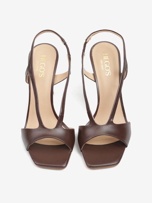 SANDAŁY HEGO'S MILANO 2421-A6 VENETO BROWN