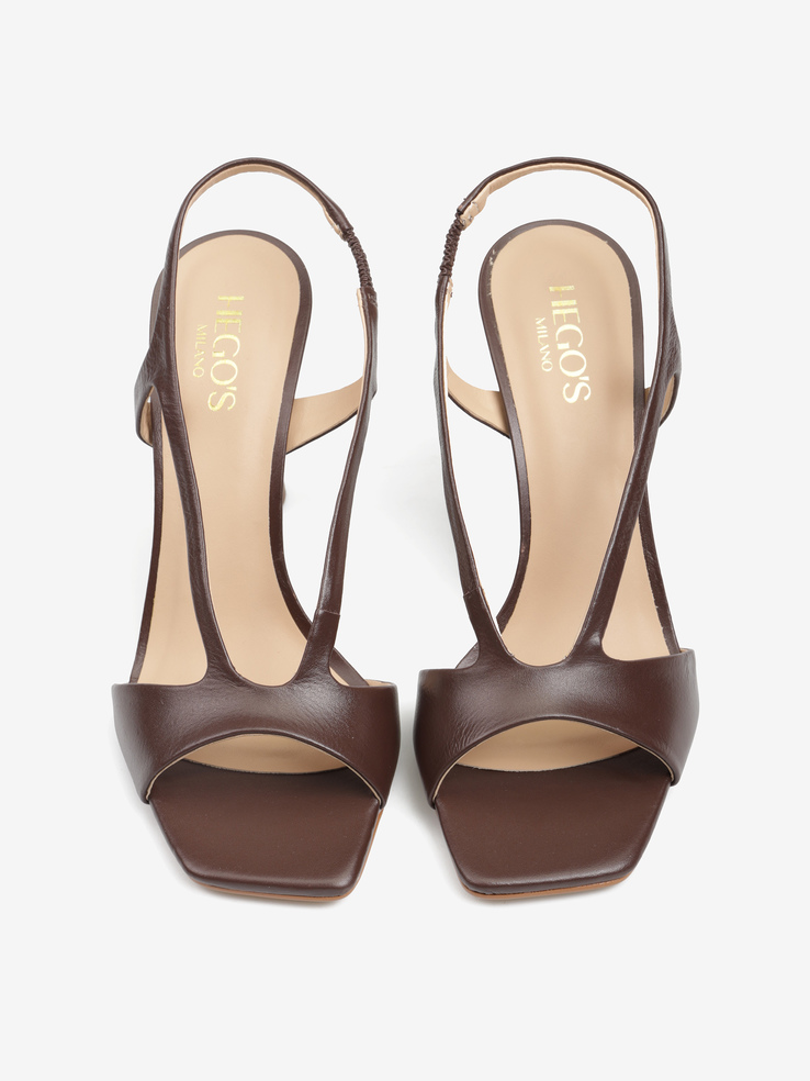 SANDAŁY HEGO'S MILANO 2421-A6 VENETO BROWN