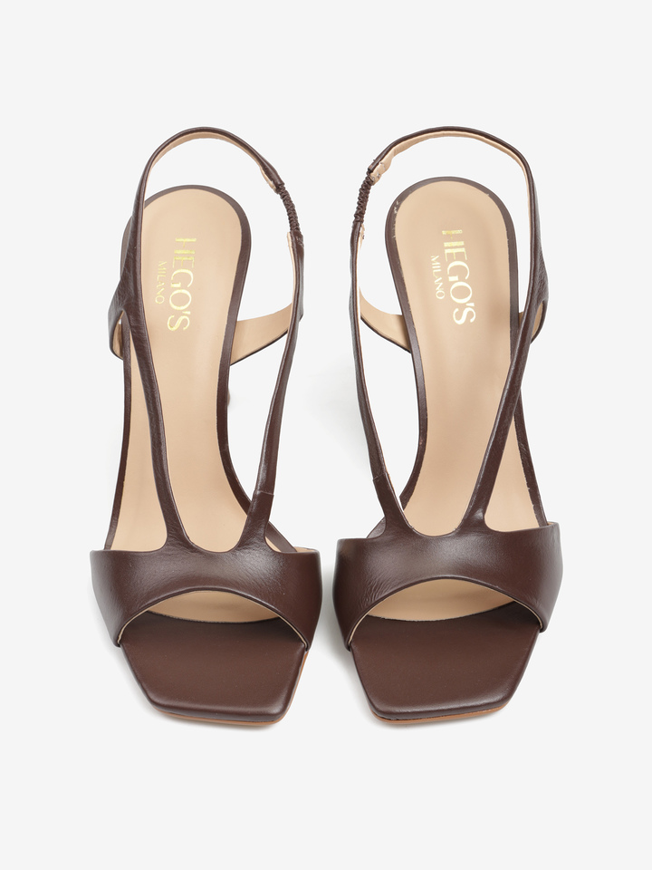 BRĄZOWE SANDAŁY HEGO'S MILANO