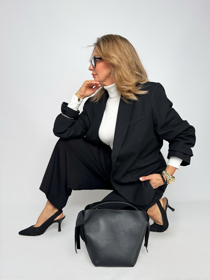 SZPILKI HEGO'S MILANO 216M184 MAGL NERA