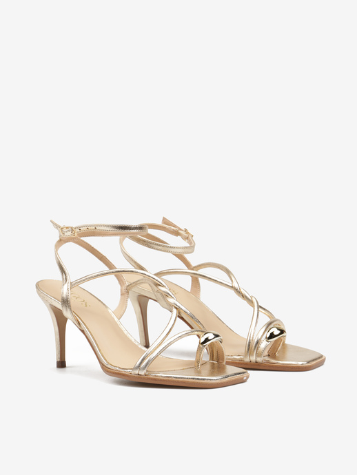 SANDAŁY HEGO'S MILANO 2711-A5 CRISTAL OURO LIGHT