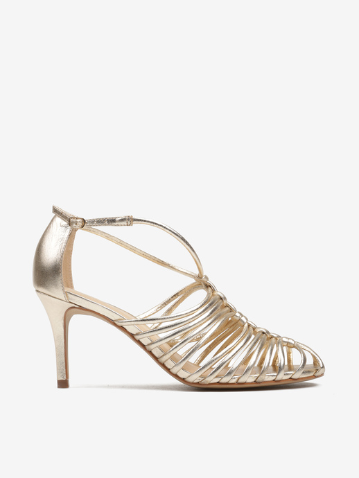 SANDAŁY HEGO'S MILANO 2727-B3 CRISTAL OURO LIGHT