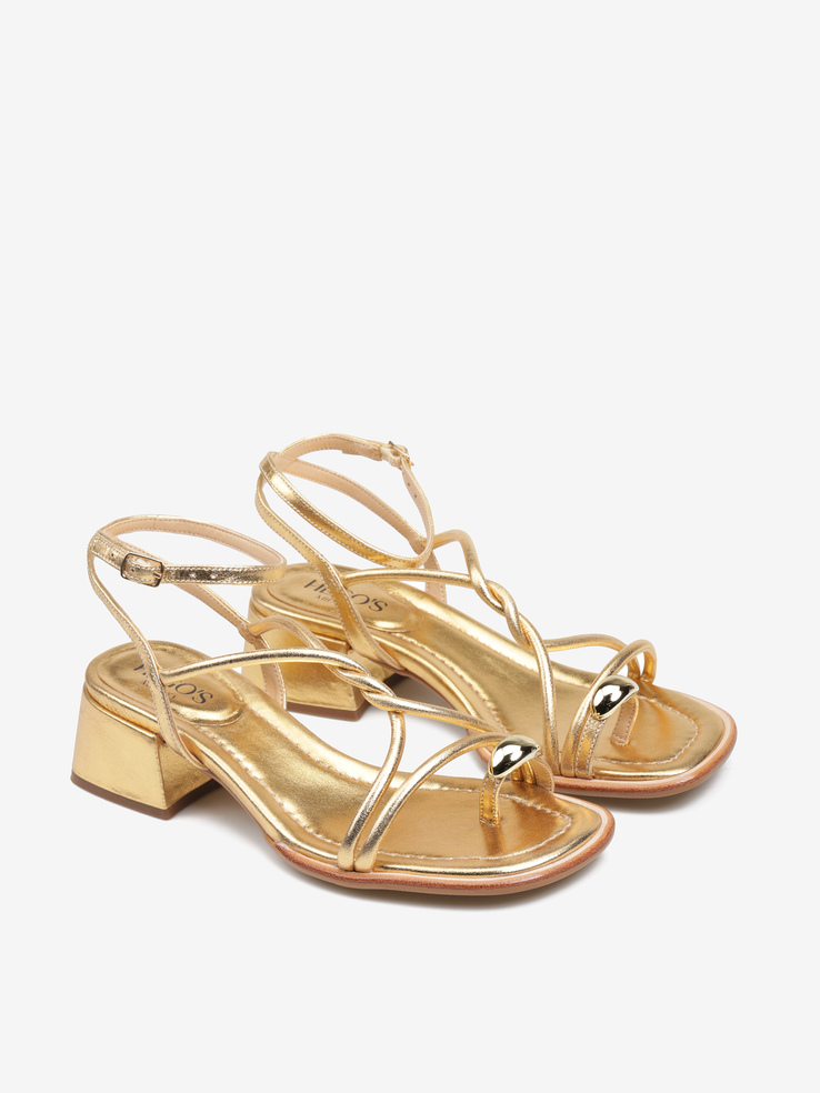 SANDAŁY HEGO'S MILANO 2729-A7 CRISTAL OURO LIGHT