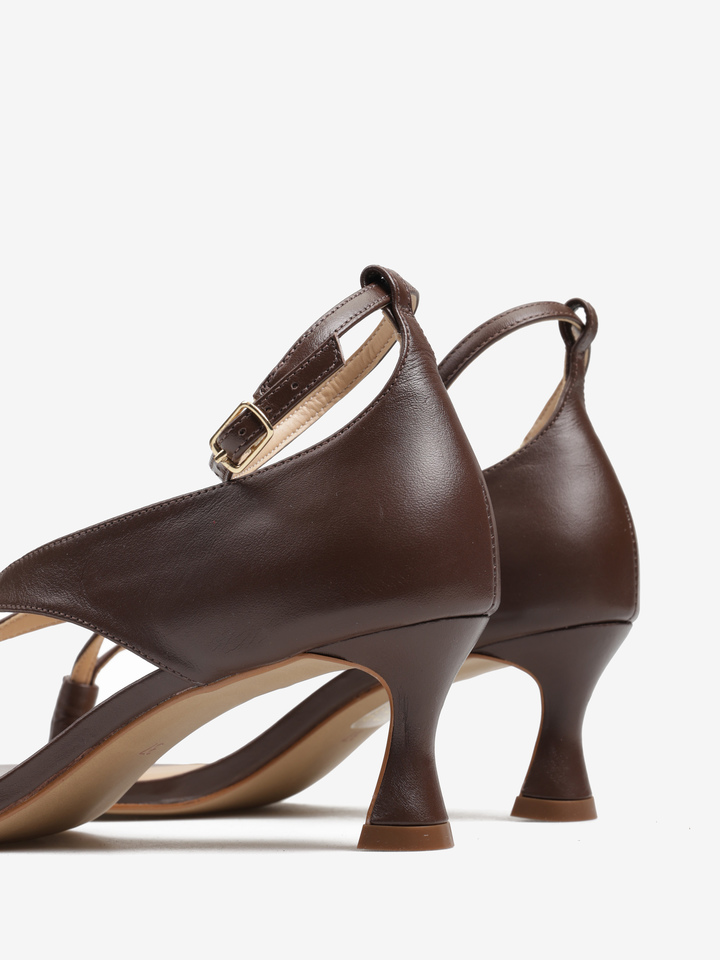 BRĄZOWE SANDAŁY HEGO'S MILANO