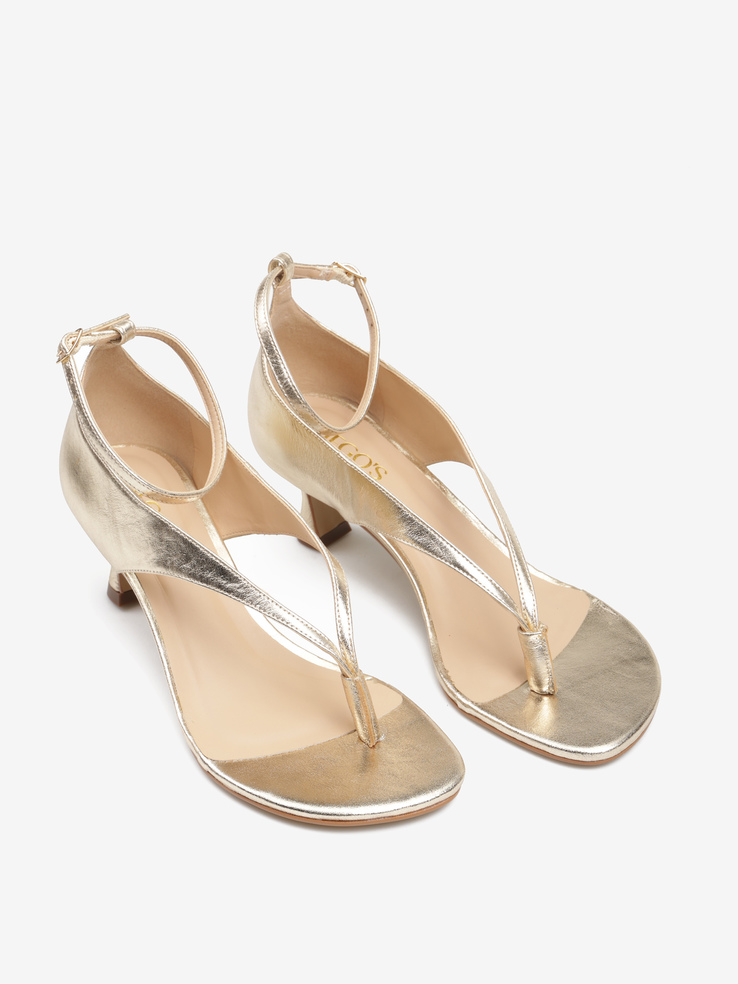 SANDAŁY HEGO'S MILANO 2792-B2 CRISTAL OURO LIGHT