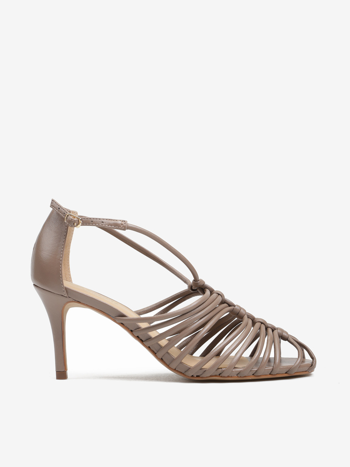 SANDAŁY Z ZAKRYTĄ PIĘTĄ HEGO'S MILANO