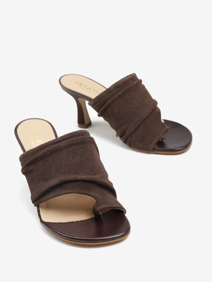 BRĄZOWE KLAPKI HEGO'S MILANO