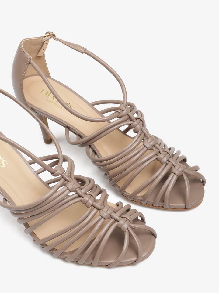 SANDAŁY Z ZAKRYTĄ PIĘTĄ HEGO'S MILANO