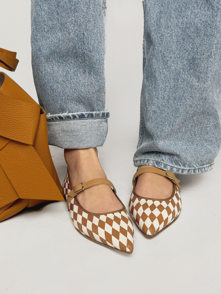 BALERINY MARY JANE HEGO'S Milano