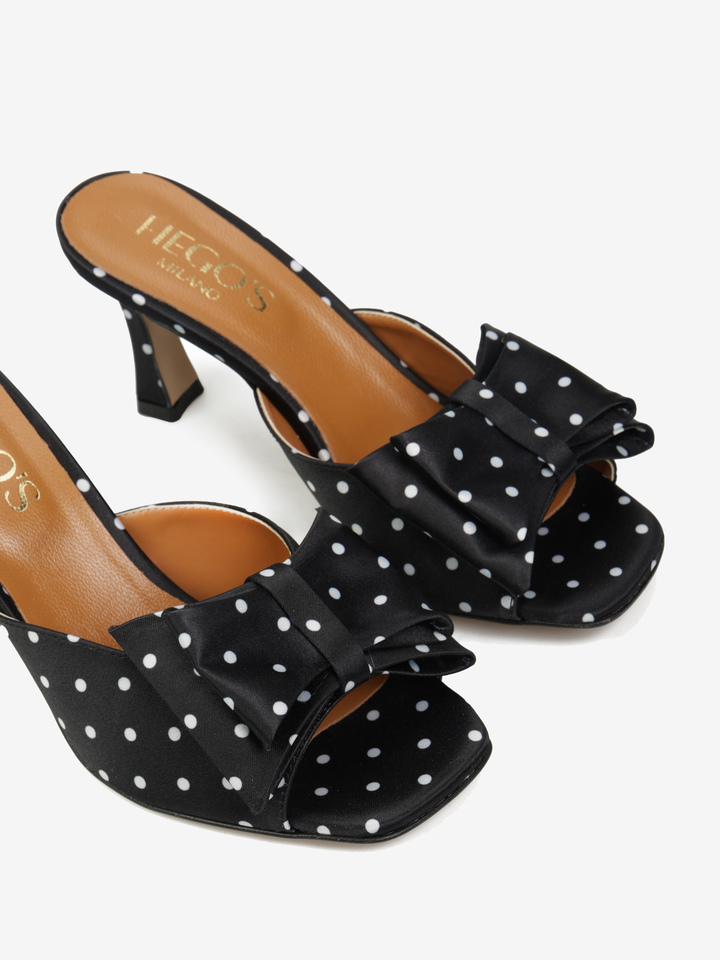 CZARNE KLAPKI HEGO'S Milano