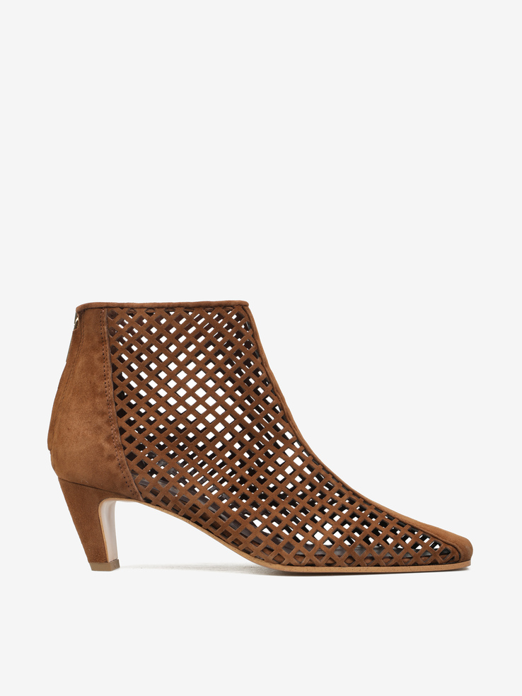 BOTKI HEGO'S Milano S478 CAMOSCIO CHOCO