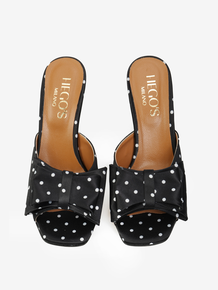 CZARNE KLAPKI HEGO'S Milano