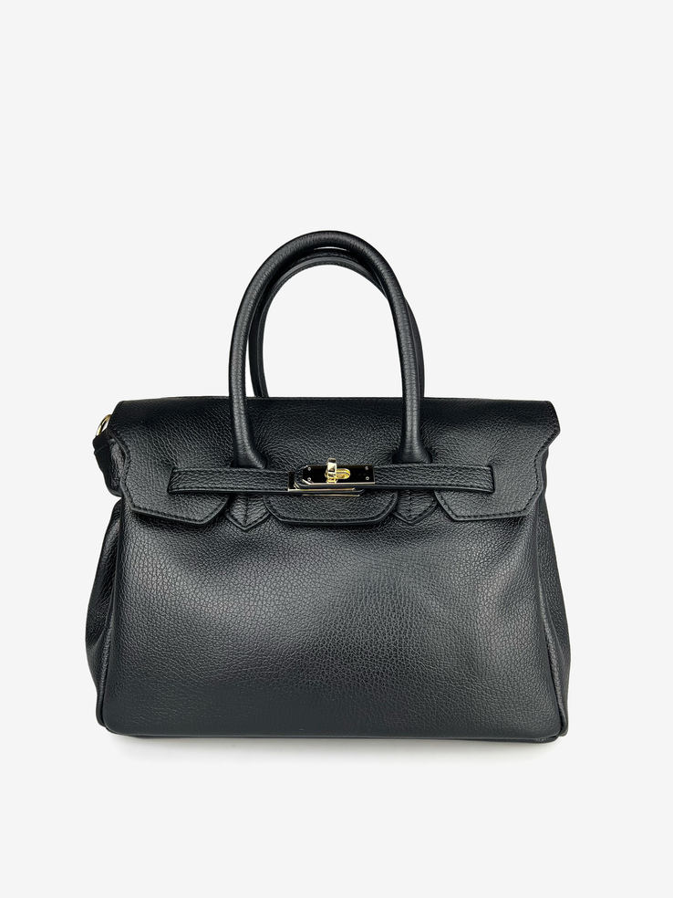 TOREBKA DAMSKA HEGO'S MILANO 1460M MARTELLATO NERO