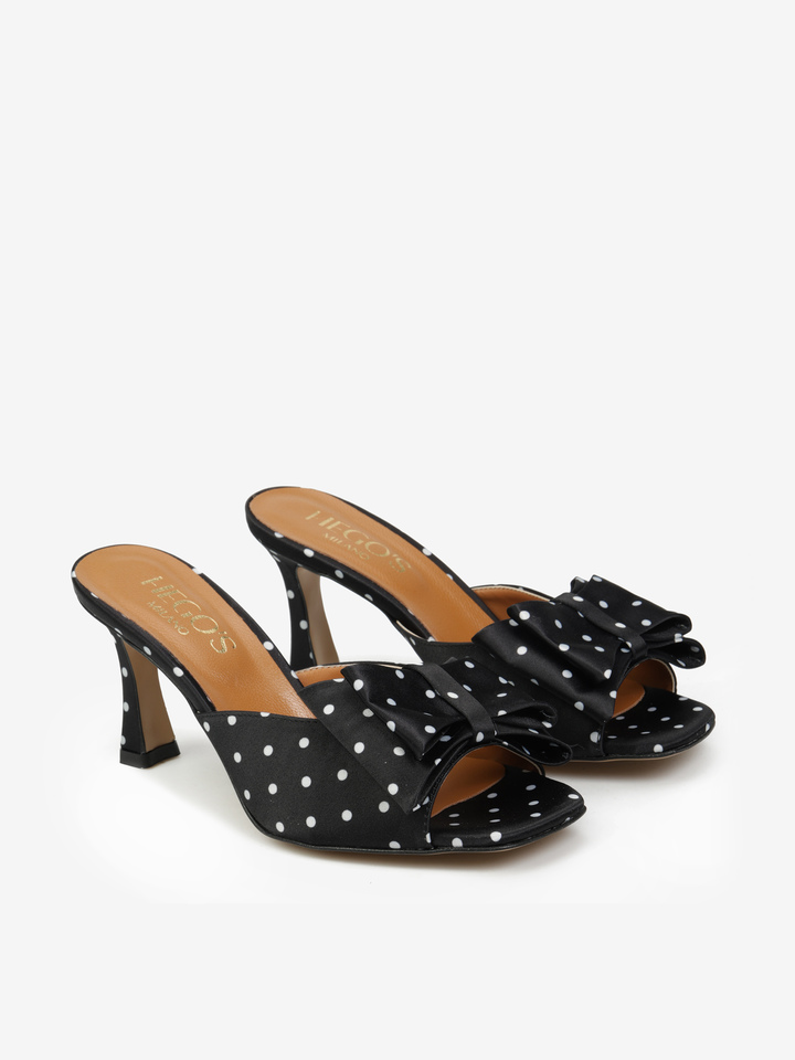 CZARNE KLAPKI HEGO'S Milano