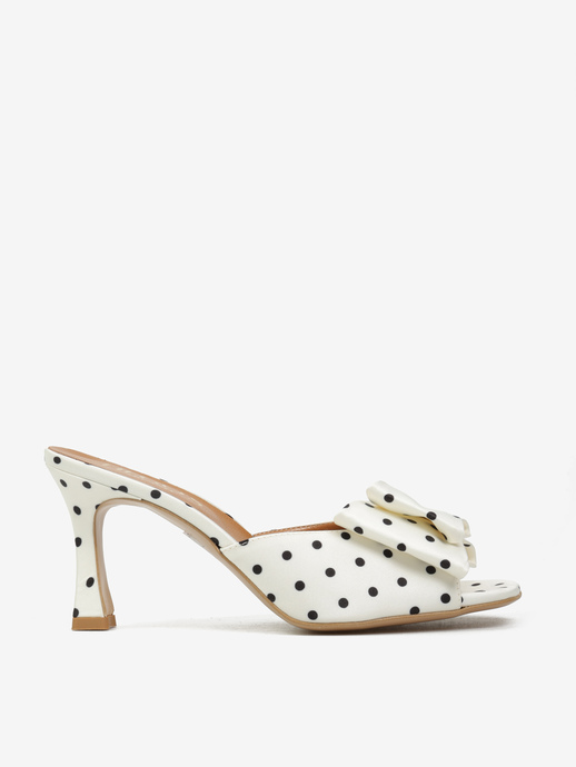 KLAPKI HEGO'S Milano 2728 POIS BIANCO