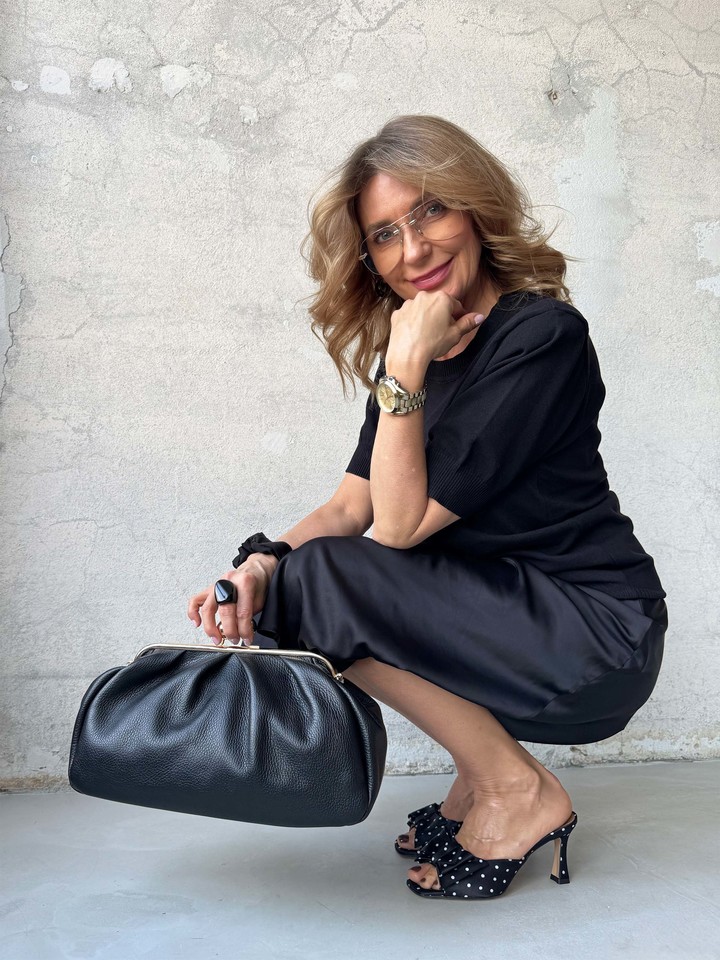 CZARNE KLAPKI HEGO'S Milano