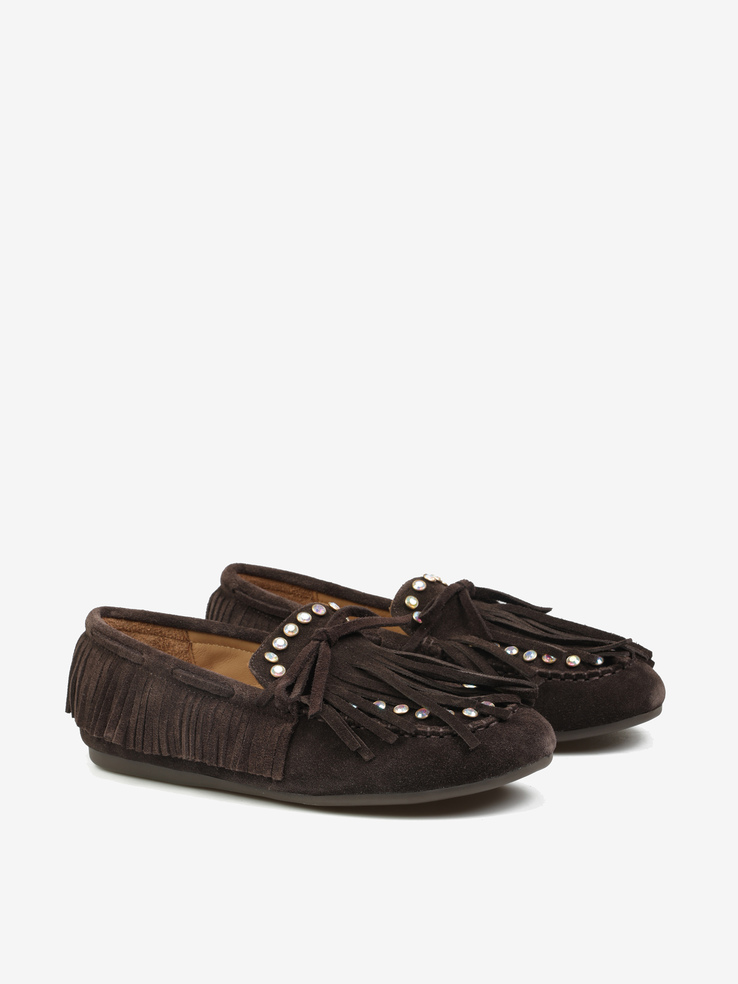 MOKASYNY HEGO'S Milano F25505-19 SUEDE BROWN