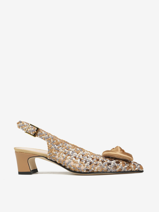 CZÓŁENKA HEGO'S Milano 2068 INTRECCIO MULTI ORO