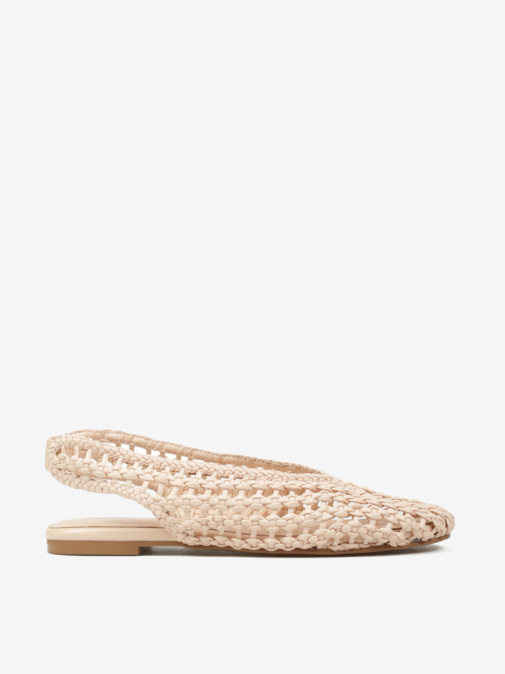BALERINY HEGO'S Milano F24452-8 WEAVE NUDE