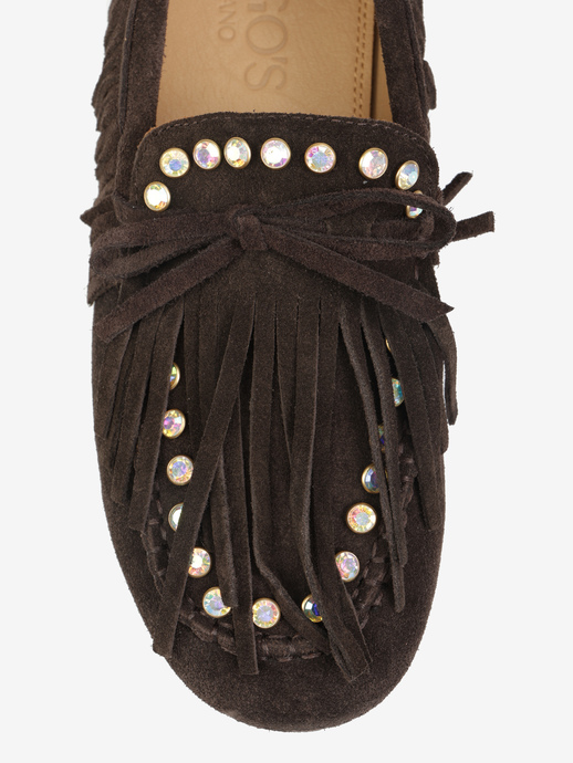 MOKASYNY HEGO'S Milano F25505-19 SUEDE BROWN