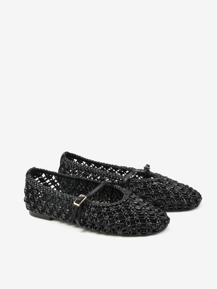 CZARNE BALERINY  HEGO'S Milano